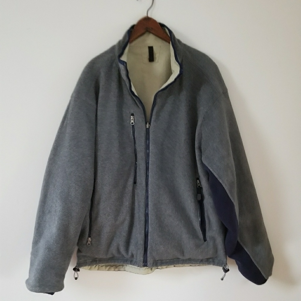 LAL Reversible Fleece/Polyester zip jacket - Picture 4 of 8
